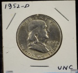 1952-D Franklin Half Dollar BU