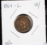 1864-L Indian Head Cent VG