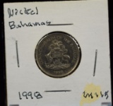1998 Five Cent Bahamas