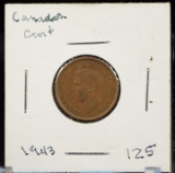 1943 One Cent Canada