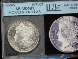 1879-S Morgan Dollar INS GEM/BU DMPL