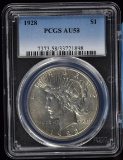 1928 Peace Dollar PCGS AU-58