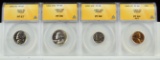 1952 US Proof Set ANACS PF 64-67