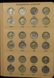 Complete Set 32-2008 Washington Quarters Dansco 3 Books