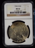 1934-D Peace Dollar NGC MS-62