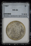 1887 Morgan Dollar NNC BU