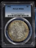 1902 Morgan Dollar PCGS MS-66 Nice Rim Toning