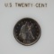 1875-S Twenty Cent Piece Almost UNC Rainbow Toning