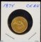 1874 $3 Gold Princess CH AU