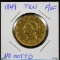 1849 $10 Gold Liberty NO Motto VF