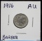 1916 Barber Dime AU