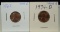 1967 & 1974-D Small Cent Lincoln Cents 2 Coins