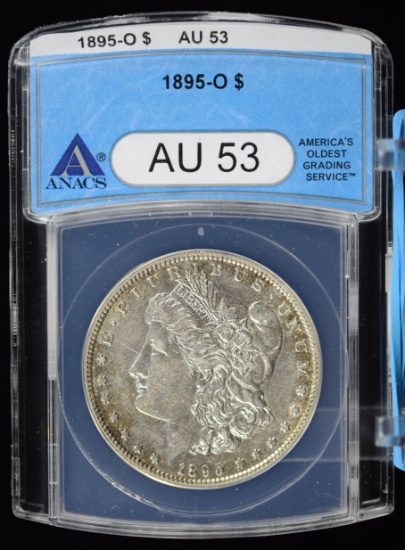 1895-O Morgan Dollar ANACS AU-53