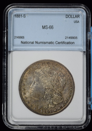 1881-S Morgan Dollar NNC GEM/BU Attractive Tone