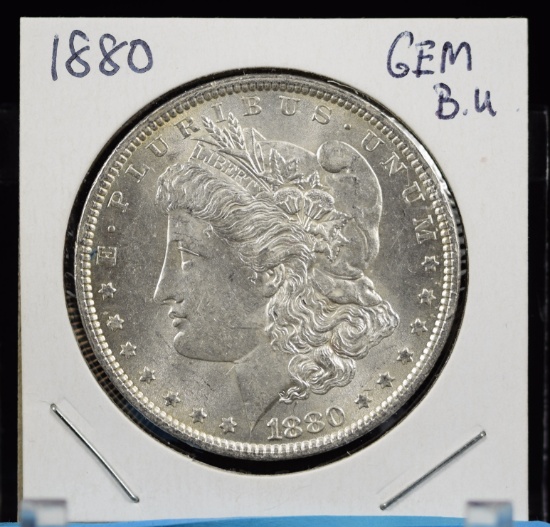 1880 Morgan Dollar GEM BU