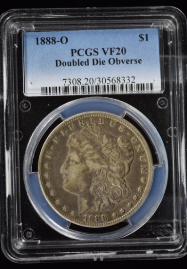 1888-0 Morgan Dollar DD OBV PCGS VF-20