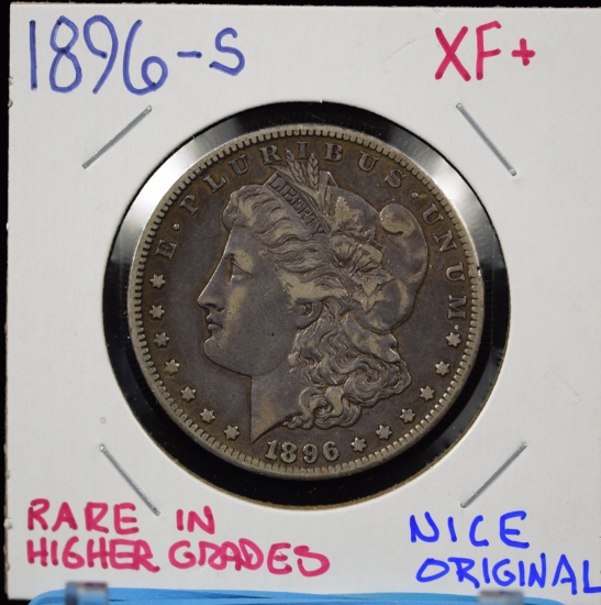 1896-S Morgan Dollar XF Plus