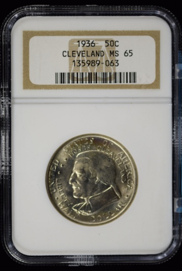 1936 Cleveland Commen NGC MS-65