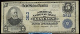 1902 $5 National American NB Lincoln Illinois 35785