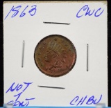 1863 CWC Not 1 Cent CH/BU Tone