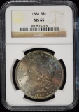 1884 Morgan Dollar  NGC MS-65