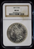 1891-S Morgan Dollar NGC MS-64