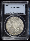 1887 Morgan Dollar PCGS MS-66