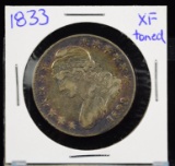 1833 Bust Half Dollar Xf Great Toning