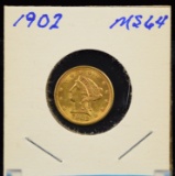 1902 $2.5 Gold Liberty Very Choice BU