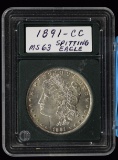 1891-CC Morgan Dollar Spitting Eagle CH/BU