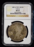 1887/6 Morgan Dollar VAM 2 Top 100 NGC MS-62
