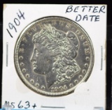 1904 Morgan Dollar Better Date Plus Very Choice BU