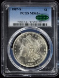 1887-S Morgan Dollar PCGS MS-63 Plus CAC