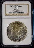 1887-S/S Morgan Dollar VAM 2 NGC MS-62