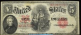 1907 $5 Woodchopper Spielman-White VF