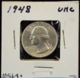 1948 Washington Quarter Very Choice BU