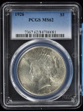 1926 Peace Dollar PCGS MS-62