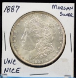 1887 Morgan Dollar UNC NICE