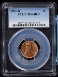 1963-D Lincoln Cent PCGS MS64 Red