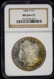 1880-S Morgan Dollar NGC MS-64 * Star PL