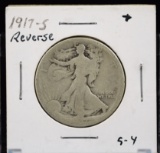 1917-S Rev Walking Liberty Half Dollar G