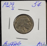 1929-S Buffalo Nickel Full Horn Typical Strike Good Luster