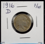 1916-D Buffalo Nickel F/VF