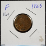 1865 Indian Head Cent Fine Plus