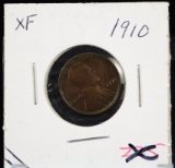 1910 Lincoln Cent XF