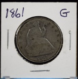 1861 Seated Liberty Variety 1 G