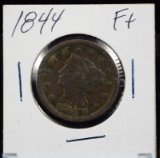 1844 Large Cent F