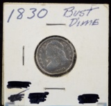 1830 Bust Dime G Damage