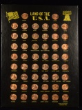 Land of USA Lincoln Cents with State Stamped OBV Set
