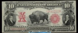 1901 $10 Bison Note Spielman-White XF